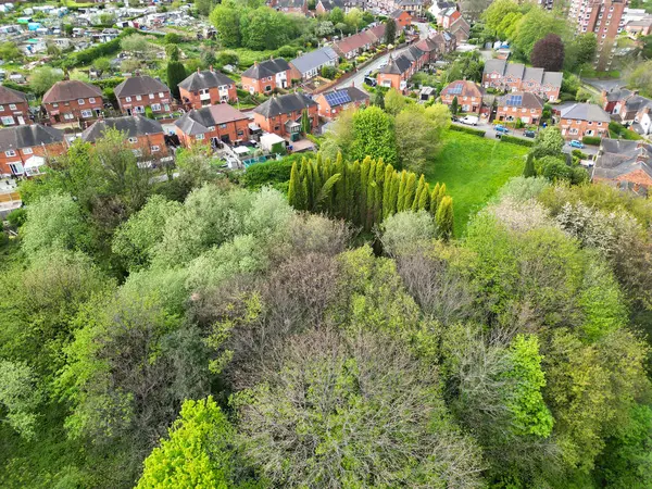 Stock image High Angle View of Stock-on-Trent City of England, Great Britain. May 4th, 2024