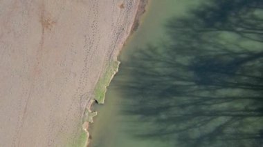 İngiltere 'nin tarihi Oxford şehrinde Thames Nehri ve Park' tan Yüksek Açı Manzarası. 23 Mart 2024