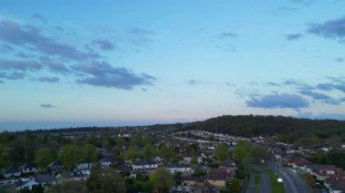 Günbatımında İngiltere 'de Sheffield, İngiltere' de bulunan Beauchief Residential Homes 'un hava görüntüsü. 30 Nisan 2024