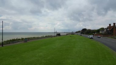 İngiltere 'nin Sea City bölgesindeki İngiliz Turist Cazibesi Merkez Clacton' ın yüksek açılı görüntüleri. 21 Mayıs 2024