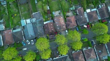 Günbatımında İngiltere 'de Sheffield, İngiltere' de bulunan Beauchief Residential Homes 'un yüksek açılı görüntüsü. 30 Nisan 2024