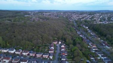 Günbatımında İngiltere 'de Sheffield, İngiltere' de bulunan Beauchief Residential Homes 'un hava görüntüsü. 30 Nisan 2024