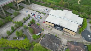 Medway Birimi 'ndeki Rochester Town ve İngiltere' de Thames Nehri üzerinde yer almaktadır. Yüksek Açılı Drone 'un Kamera Görüntüsü 20 Nisan 2024' te çekildi.