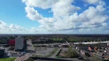 İngiltere 'nin Merkez Coventry Şehir Merkezi' ndeki Hava Hızlandırılmış Şehir Binaları. 30 Mart 2024
