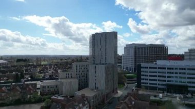 İngiltere 'nin Merkez Coventry Şehir Merkezi' ndeki Hava Hızlandırılmış Şehir Binaları. 30 Mart 2024