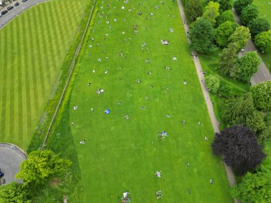 İngiltere 'nin Tarihi Banyo Kenti Yüksek Açılı Görünümü 27 Mayıs 2024 