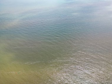 İngiltere 'nin Deniz Kenti' ndeki Merkez Clacton 'da, En Güzel ve Çekici İngiliz Turist Çekimi' nin Hava Manzarası. Yüksek Açılı Kamera 21 Mayıs 2024 'te İHA' nın Kamerasıyla çekildi.