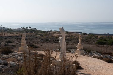 2 Kasım. 2023 Ayia Napa, Kıbrıs. Yunan mitolojisi üzerine heykeller ve sergilerle ünlü açık hava müzesi.