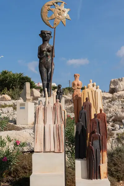 2 Kasım. 2023 Ayia Napa, Kıbrıs. Yunan mitolojisi üzerine heykeller ve sergilerle ünlü açık hava müzesi.