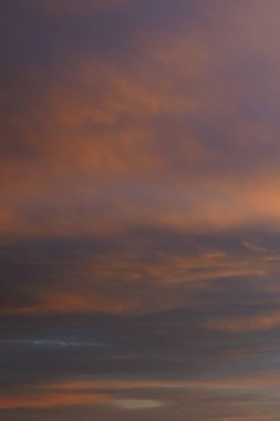 Pinky Sunset gökyüzü. Güzel gökyüzü.