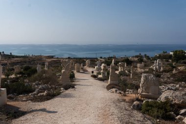 2 Kasım. 2023 Ayia Napa, Kıbrıs. Yunan mitolojisi üzerine heykeller ve sergilerle ünlü açık hava müzesi.
