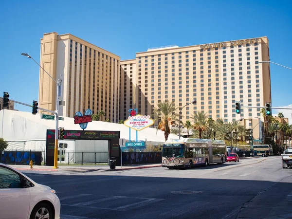 Las Vegas Nevada Maart 2023 Historische Golden Nugget Het Centrum — Stockfoto