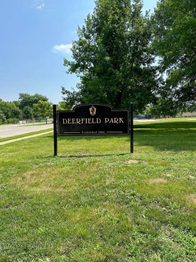 Lawrence, Kansas - 17 Temmuz 2023: Lawrence Deerfield Park, KS