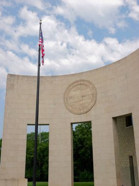 Lawrence, Kansas - 17 Temmuz 2023: Robert J. Dole Kansas Üniversitesi Siyaset Enstitüsü