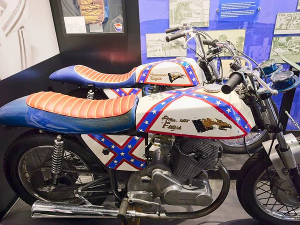 Topeka, Kansas - 22 Temmuz 2023: Topeka, KS 'deki Evel Knievel Müzesi