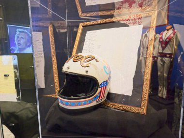 Topeka, Kansas - 22 Temmuz 2023: Topeka, KS 'deki Evel Knievel Müzesi