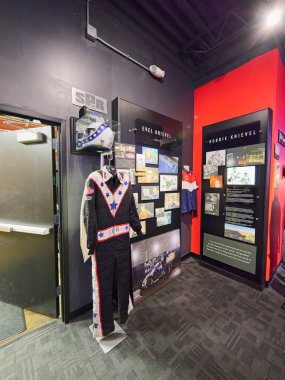 Topeka, Kansas - 22 Temmuz 2023: Topeka, KS 'deki Evel Knievel Müzesi