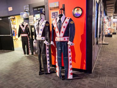 Topeka, Kansas - 22 Temmuz 2023: Topeka, KS 'deki Evel Knievel Müzesi