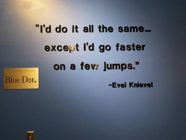 Topeka, Kansas - 22 Temmuz 2023: Topeka, KS 'deki Evel Knievel Müzesi