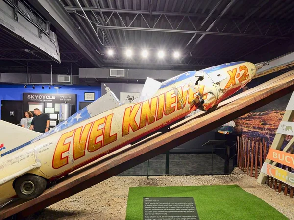 Topeka, Kansas - 22 Temmuz 2023: Topeka, KS 'deki Evel Knievel Müzesi