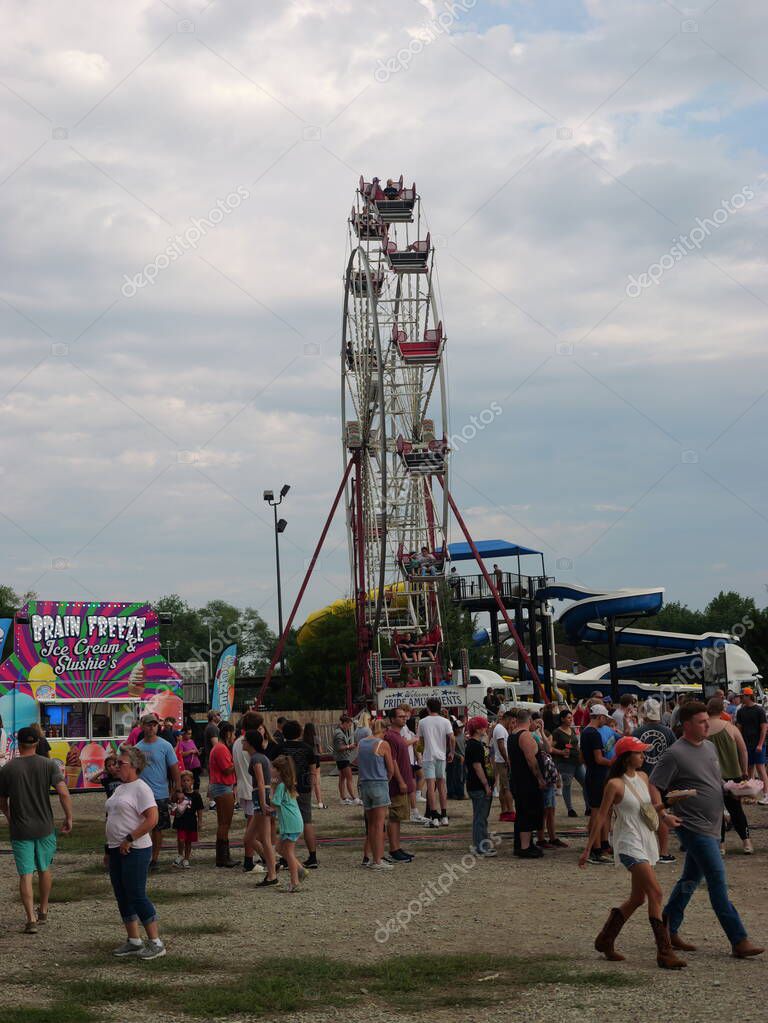Gardner, Kansas 3 de agosto de 2023 Johnson County, KS Fair y
