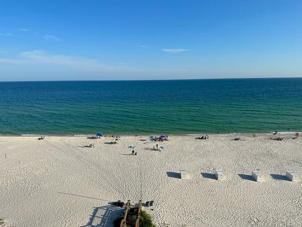 Día Soleado Playa Las Costas Del Golfo Florida —  Fotos de Stock