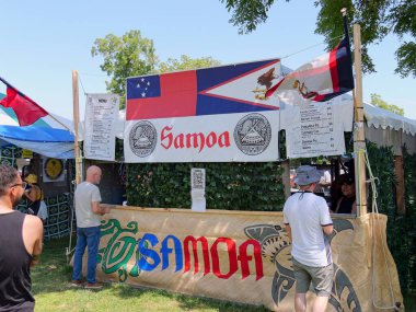 Kansas City, Missouri - 19 Ağustos 2023: Etnik Zenginleştirme Festivali - KCMO 'da Yıllık Küresel Gıda, Dans ve Kültür Festivali