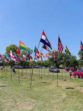 Kansas City, Missouri - 19 Ağustos 2023: Etnik Zenginleştirme Festivali - KCMO 'da Yıllık Küresel Gıda, Dans ve Kültür Festivali