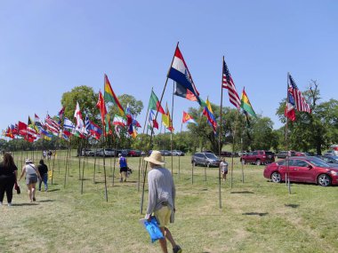 Kansas City, Missouri - 19 Ağustos 2023: Etnik Zenginleştirme Festivali - KCMO 'da Yıllık Küresel Gıda, Dans ve Kültür Festivali