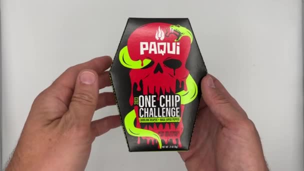 Kansas City Kansas September 2023 Keselamatan Paqui One Chip Challenge — Stok Video