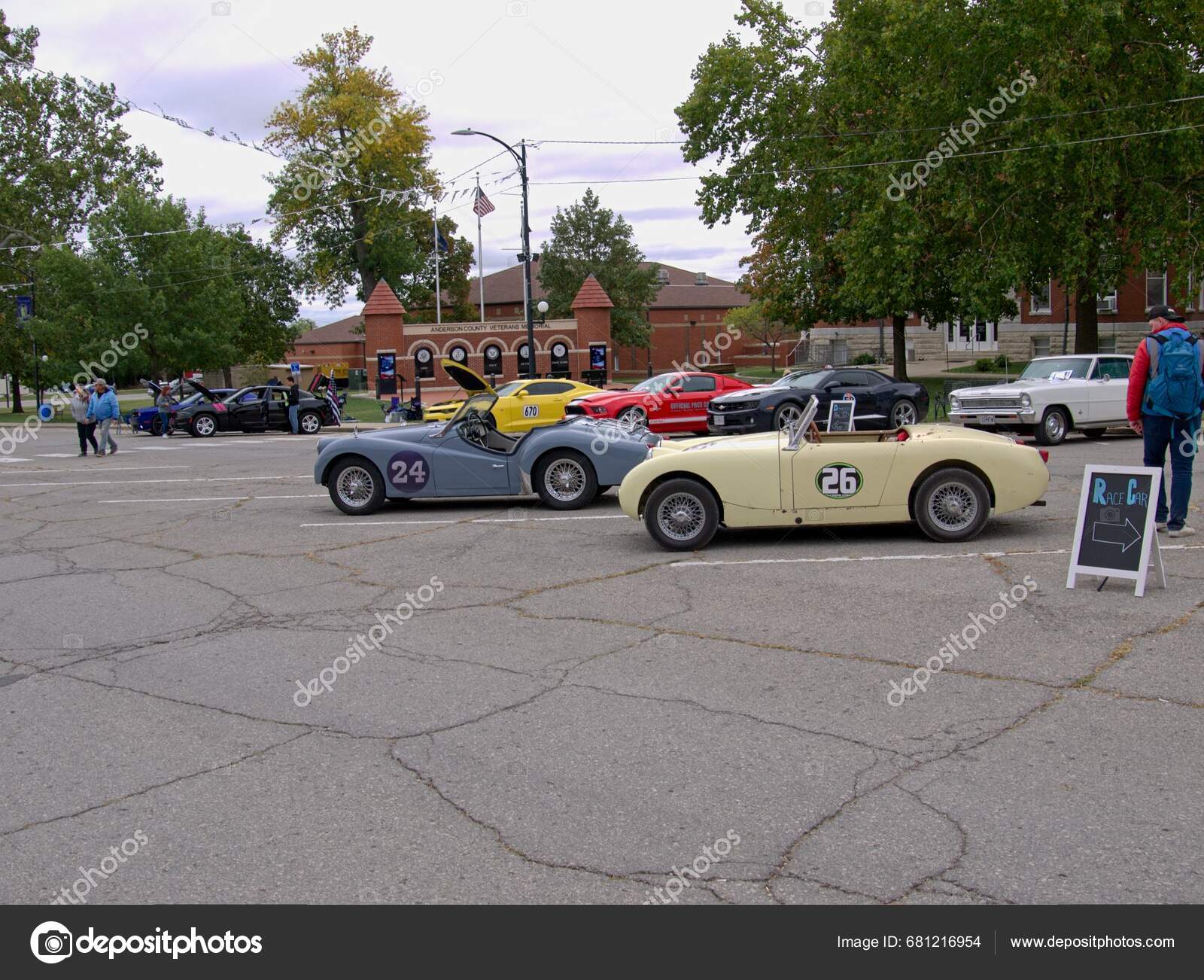 Kansas October 2023 Lake Grand Prix Revival Car Stock Editorial Photo
