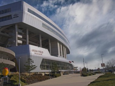 Kansas City, Missouri - 28 Aralık 2023: Arrowhead Stadyumu GEHA Sahası - KC Chiefs Football