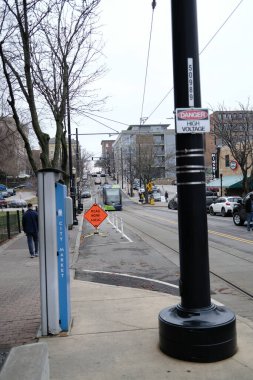 Kansas City Missouri - 23 Aralık 2023: Kansas City 'deki Tarihi Şehir Nehir Pazarı, MO