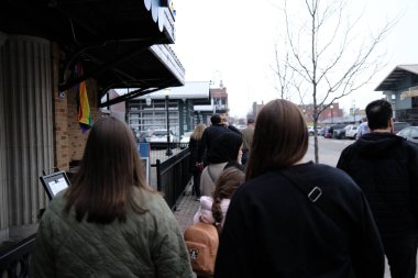 Kansas City Missouri - 23 Aralık 2023: Kansas City 'deki Tarihi Şehir Nehir Pazarı, MO