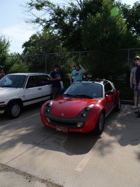 Olathe, Kansas - June 8, 2024: Kansas City Automotive Museum Cars & Coffee Event - Oddballs and Obscurities clipart