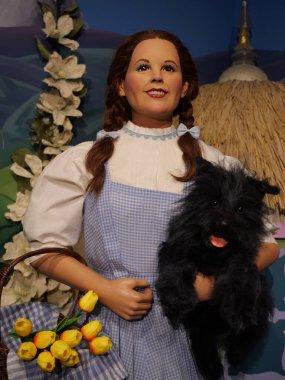 Wamego, Kansas - 8 Ağustos 2024: OZ Müzesi KS tabanlı Klasik Bir Filme Bağlı Bir Şehir