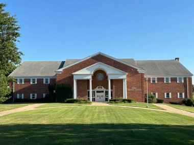 Olathe, Kansas - 2 Ağustos 2024: Olathe, KS 'deki Orta Amerika Nazarene Üniversitesi' nde güzel bir kampüs