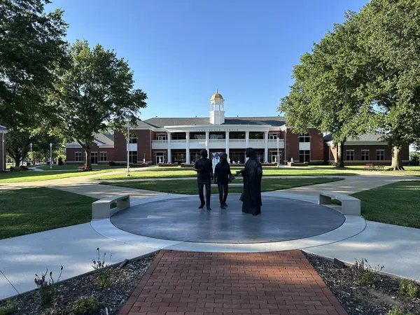 stock image Olathe, Kansas - August 2, 2024: Beautiful campus at MidAmerica Nazarene University in Olathe, KS