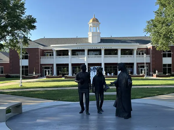 stock image Olathe, Kansas - August 2, 2024: Beautiful campus at MidAmerica Nazarene University in Olathe, KS