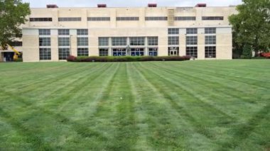 Lawrence, Kansas - 9 Ağustos 2024: Allen Fieldhouse Basketbol Arena Kansas Üniversitesi