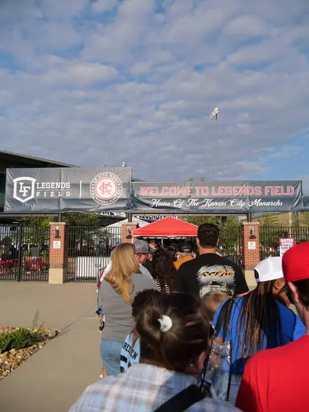 stock image Kansas City, Kansas - August 10, 2024: KC Monarchs at Legends Field in KCK