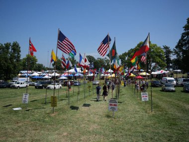 Kansas City, Missouri - 17 Ağustos 2024: Swope Park 'ta KC Etnik Zenginleştirme Festivali