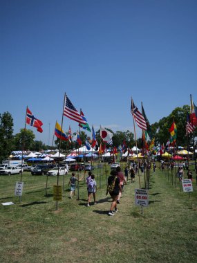 Kansas City, Missouri - 17 Ağustos 2024: Swope Park 'ta KC Etnik Zenginleştirme Festivali