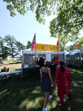Kansas City, Missouri - 17 Ağustos 2024: Swope Park 'ta KC Etnik Zenginleştirme Festivali