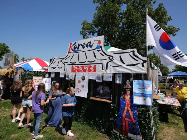 stock image Kansas City, Missouri - August 17, 2024: KC Ethnic Enrichment Festival at Swope Park