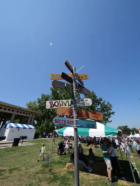 stock image Kansas City, Missouri - August 17, 2024: KC Ethnic Enrichment Festival at Swope Park