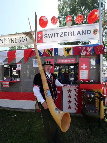 stock image Kansas City, Missouri - August 17, 2024: KC Ethnic Enrichment Festival at Swope Park