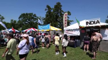 Kansas City, Missouri - 17 Ağustos 2024: Swope Park 'ta KC Etnik Zenginleştirme Festivali