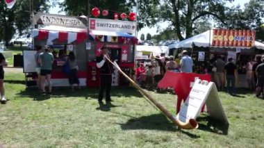 Kansas City, Missouri - 17 Ağustos 2024: Swope Park 'ta KC Etnik Zenginleştirme Festivali