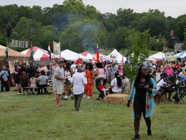 Kansas City, Missouri - 18 Ağustos 2024: Swope Park 'ta KC Etnik Zenginleştirme Festivali